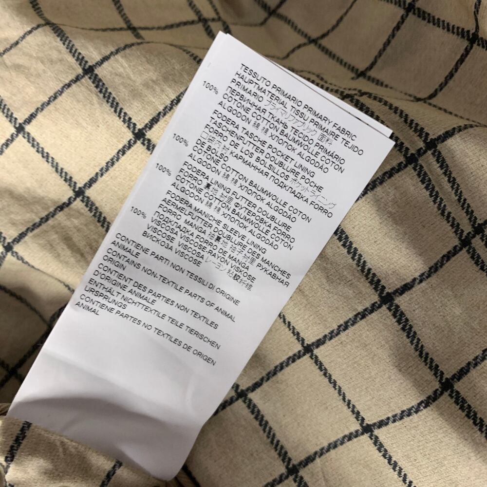 MAISON MARGIELA Size M Khaki Cotton Cut Out Trench Coat - Picture 5 of 10